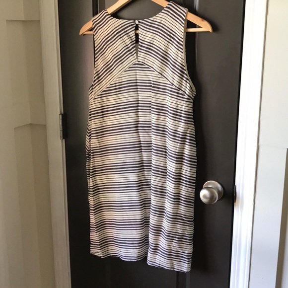 BLUE AND WHITE STRIPED SUNDRESS - Picture 3 of 3